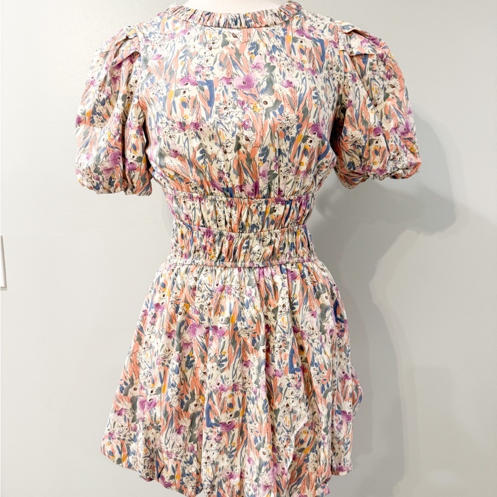 Floral bubble dress small adorable for spring &merci